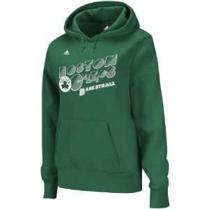 Boston Celtics Womens Green Miss Team Pride Hooded Fleece Sweatshirt 