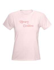 Pink Lbrary Goddess Librarian Womens Light T Shirt by 