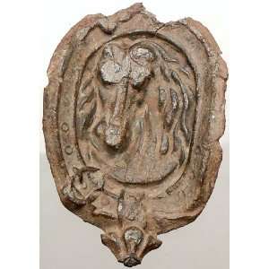  Authentic Ancient Roman HORSE HEAD PHALERA Artifact 50AD 