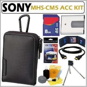  Sony 8 Gigabyte 8GB Accessory Kit for the Sony MHS CM5 bloggie 