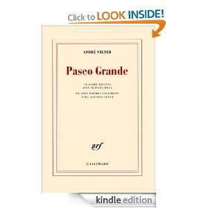 Paseo Grande (Blanche) (French Edition) André Velter  