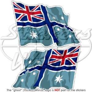 AUSTRALIA Australian CIVIL AIR ENSIGN Waving Flag 4,7 (120mm) Vinyl 