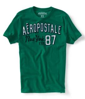 aeropostale mens new york 87 graphic t shirt  