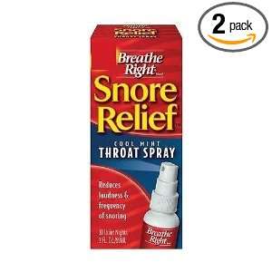 Breathe Right Snore Relief Throat Spray 2 Packs