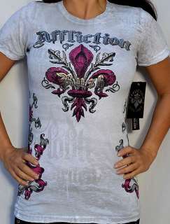 Affliction Womens   Georges St Pierre   GSP CLAW T Shirt   AW4988 