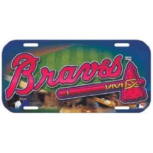  MLB Atlanta Braves High Definition License Plate *SALE 