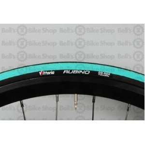 Vittoria Rubino Road Bike Wire Clincher Tire   700x23 (Celeste/Black 