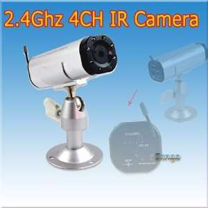   4ghz wireless 4ch ir color cctv security mini camera: Camera & Photo