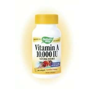  Vitamin A 100 Capsules Natures Way: Health & Personal 