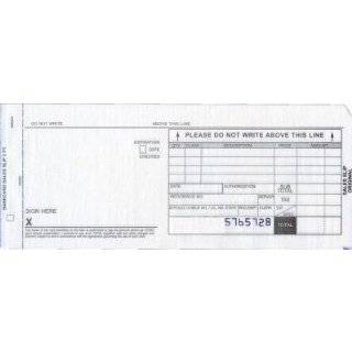 Credit Card Imprinter 2 Part Carbonless Long Sales Slips by Earth