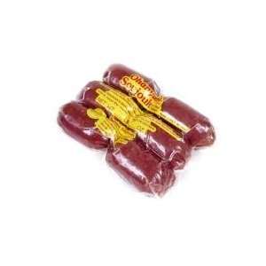Soujouk Dried Beef Sausage, HOT and SPICY, approx. 1.0 lb  