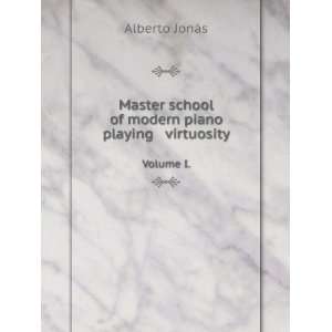   of modern piano playing virtuosity. Volume I. Alberto JonÃ¡s Books