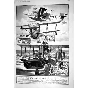  1920 AMPHIBIANS AIRCRAFT VIKING FAIREY VICTORIA MEMORIAL 