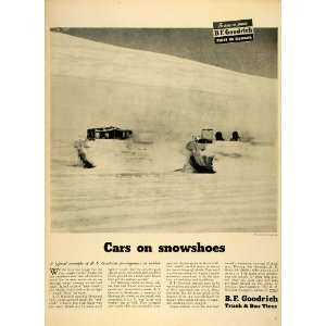 1944 Ad B F Goodrich Truck & Bus Tires Akron Ohio Snow Winter Motor 