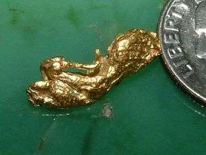 NATURAL GOLD NUGGET QUARTZSITE ARIZONA WIRE GOLD 1.46 GRAMS SPECIMEN 