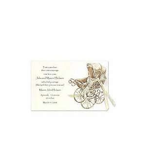  Antique Carriage Baby Boy Announcements Baby