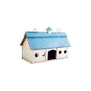  Blue Stable Bird Feeder   Includes Hook to Hang 