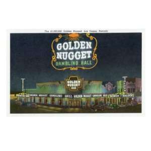 Las Vegas, Nevada, Exterior View of the Golden Nugget Casino Giclee 