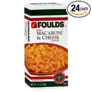 Foulds Elbow Macaroni & Cheese Dinner, 7.25 Ounce (Pack of 24)