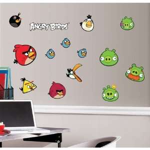  RoomMates Angry Birds Peel and Stick Wall Decals (34 pcs 