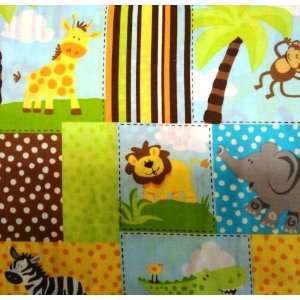  SheetWorld Fitted Pack N Play (Graco) Sheet   Safari Patch 