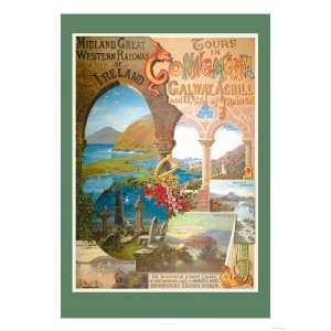  Midland Great Western Railway Giclee Poster Print, 12x16 