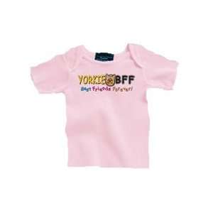  Yorkie B.F.F. Infant Lap Shoulder Shirt Baby