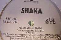 Shaka Rap 12 Record AS SALAAM ALAIKUM Three Boyz Radio  