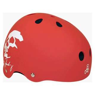  Triple 8 Furlong Pro Helmet Red Rubber Sm: Sports 