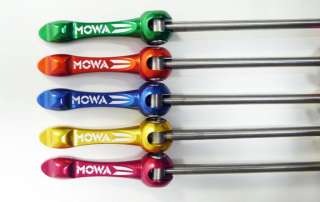 MOWA ARL M MTB Titanium Quick Releases QR/Skewers/Red  