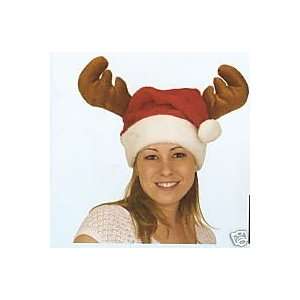  Plush Christmas Santa HAT & Reindeer Antlers Toys & Games