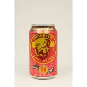  Iron Beer Soft Drink 11.5 oz (6 Pack): Home & Kitchen