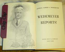 Wedemeyer Reports 1958 General Albert Wedemeyer  