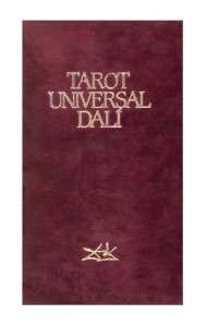 RARE Salvador Dali Universal Tarot Gold Ink Card Deck & Book in Velvet 