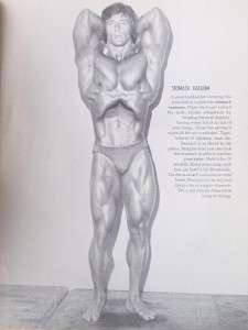 Vintage FRANK ZANE bodybuilding LEGS muscle AUTOGRAPHED booklet 1976 