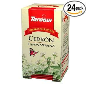 Taragui   Herbal Line Herbal Tea, Lemon Verbena, 25 Count (Pack of 24)