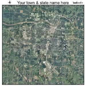  Aerial Photography Map of Topeka, Kansas 2010 KS 