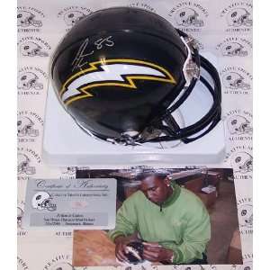 Antonio Gates Autographed Mini Helmet   Riddell