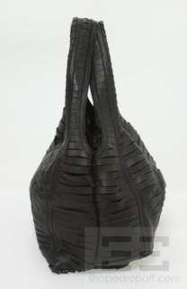 Alexander Wang Black Cut Out Leather Panel Hobo Handbag  