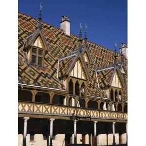  Verandahs and Roof of the Hospices De Beaune on the Cote D 