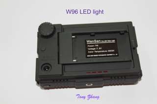 WANSEN W96 LED Video Studio Light Fr Sony samsung Canon alternative 