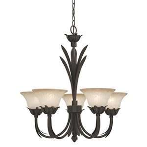   Alora 5 Light Lite Chandelier, Oil Rubbed   2322455: Home Improvement