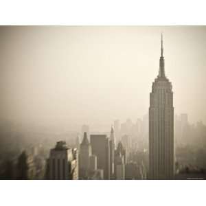 Manhattan Skyline Including Empire State Building, New York City, USA 