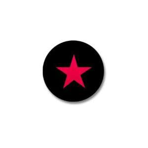  Red Star Russian Mini Button by CafePress: Patio, Lawn 
