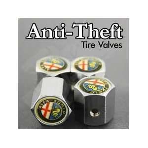  Alfa Romeo Anti Theft Tire Valve Stem Caps Automotive