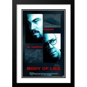 Body of Lies 20x26 Framed and Double Matted Movie Poster   Style D 