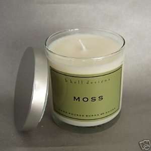  K.Hall Designs Moss Scented Vegetable Wax Candle: Home 
