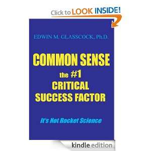 Common Sense Edwin Glasscock  Kindle Store