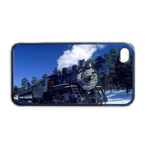  Train steam engine Apple RUBBER iPhone 4 or 4s Case 