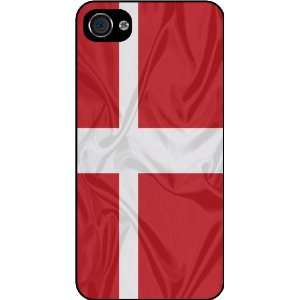  Rikki KnightTM Denmark Flag Black Hard Case Cover for Apple 